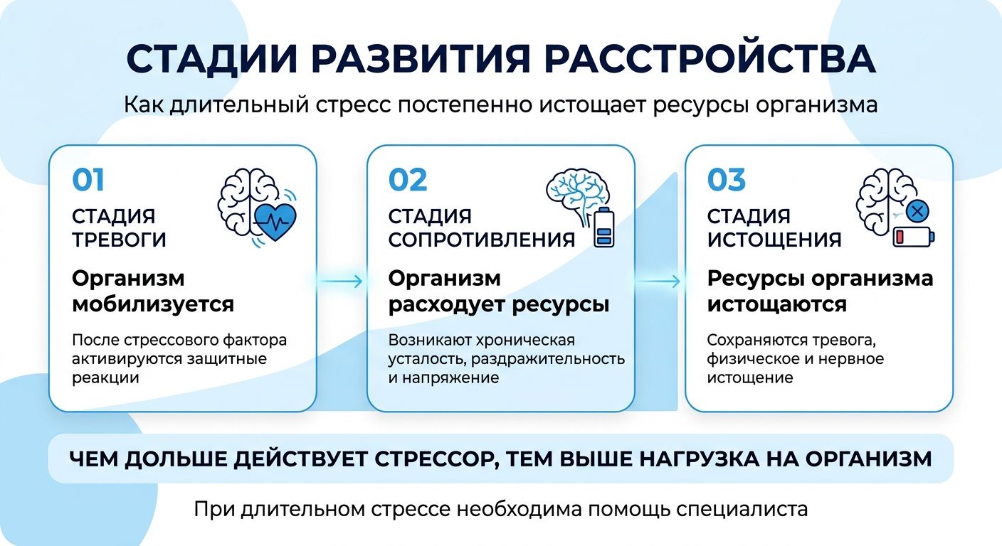 Лечение стресса в Перевальске инфографика